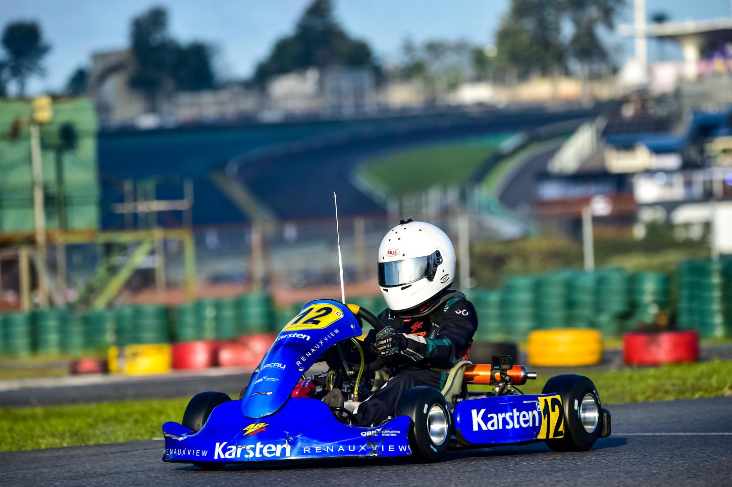João Bertoldi estreia na Copa São Paulo Light de Kart e conquista lugar de honra no pódio do Cadete Rookie