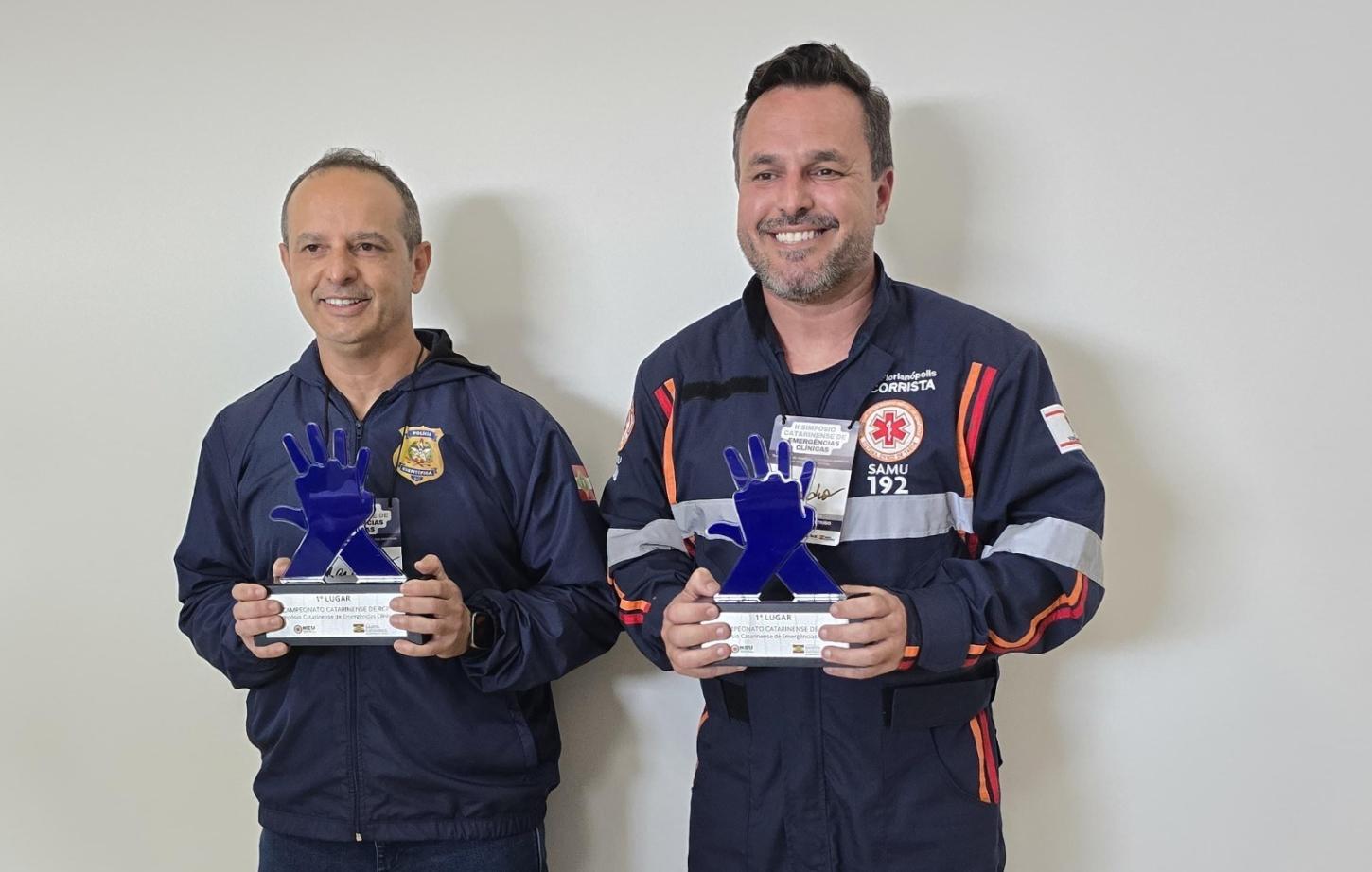 Socorrista de Florianópolis vence campeonato de Reanimação Cardiopulmonar do SAMU