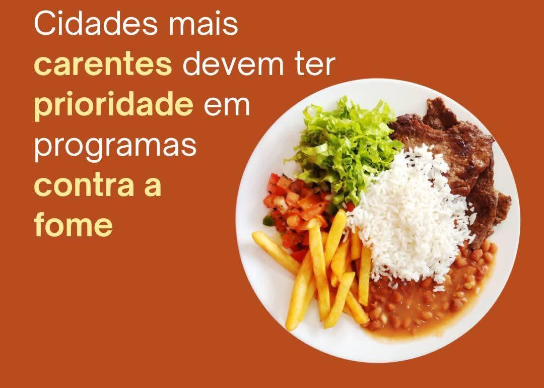 Cidades mais carentes devem ter prioridade em programas contra a fome