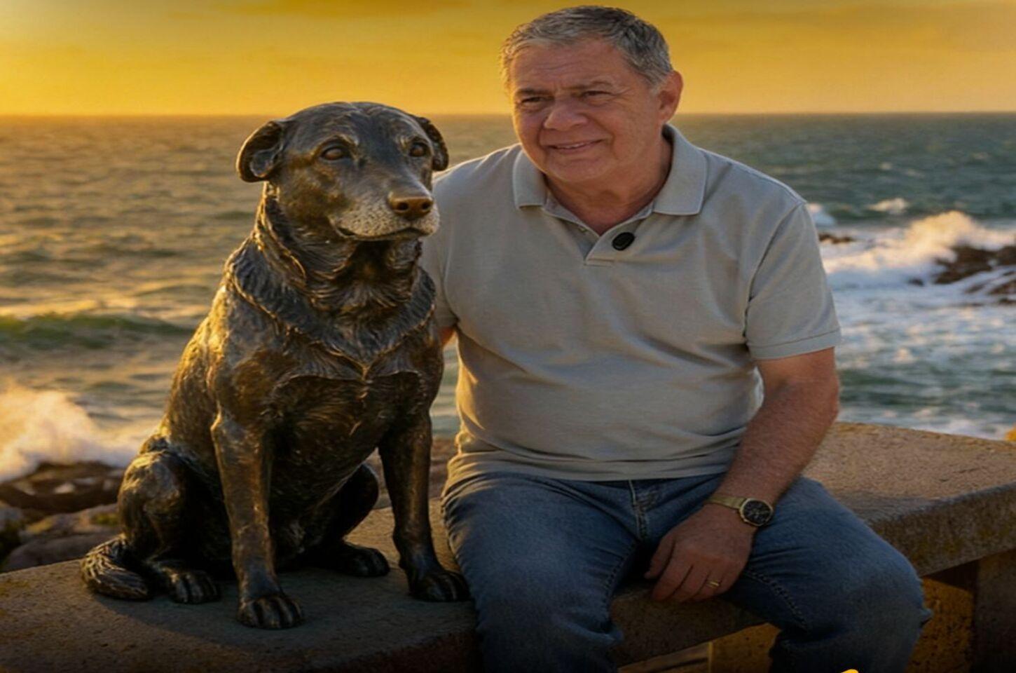Praia Brava em Florianópolis (SC), ganhará estátua do cão Orelha