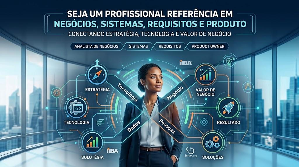 Como se tornar um Analista de Negócios, Sistemas, Requisitos ou Product Owner referência no mercado