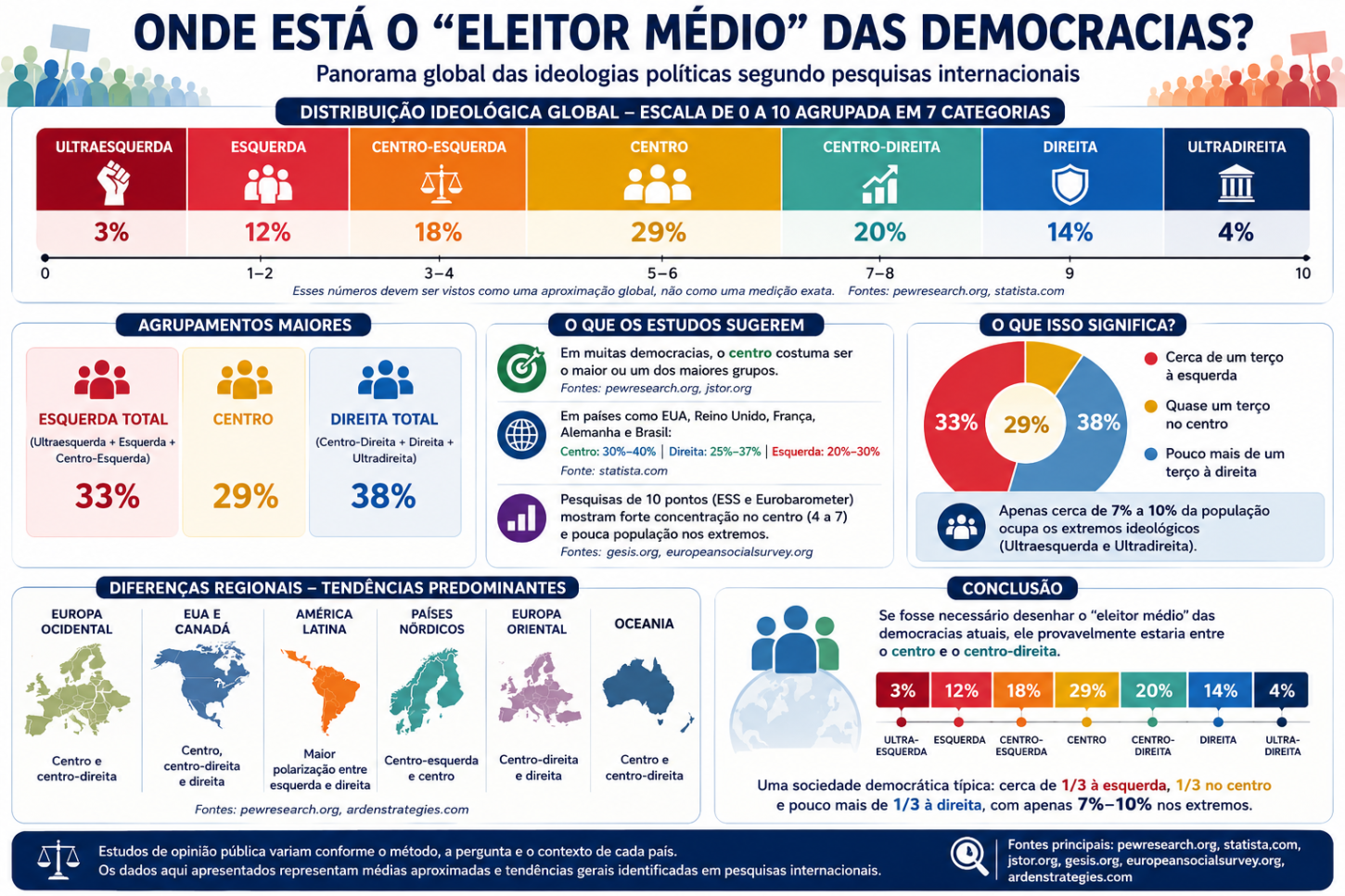 Panorama global das ideologias políticas