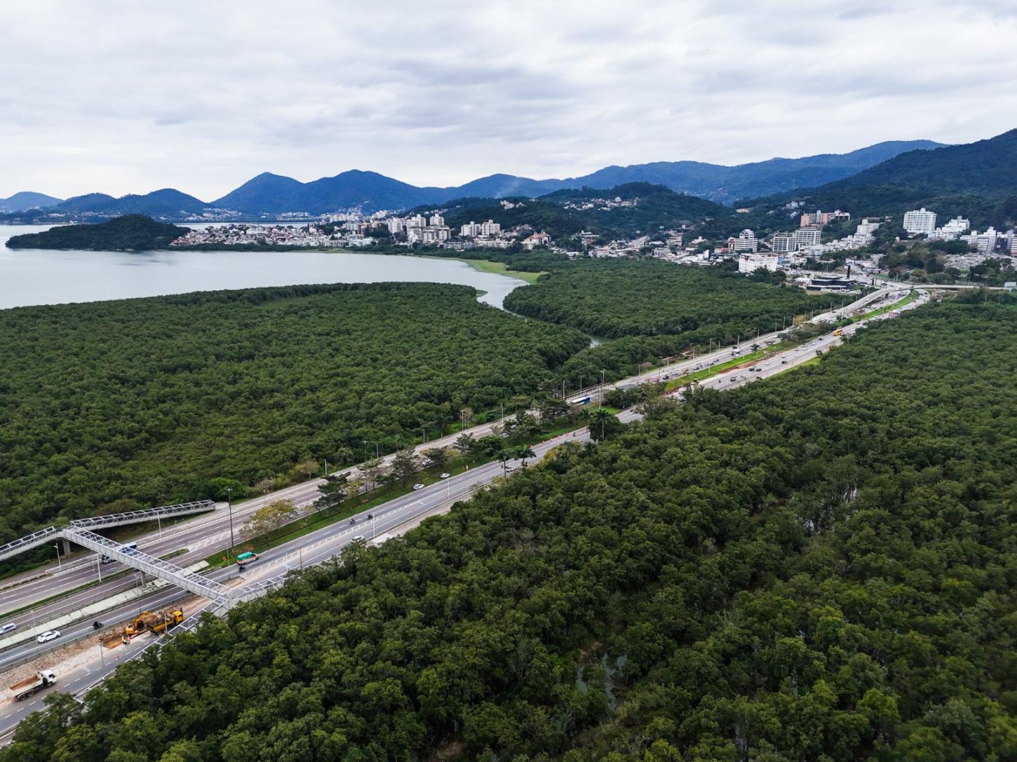Avenida da Saudade terá interdições na noite de segunda-feira (31) para retirada de pórtico