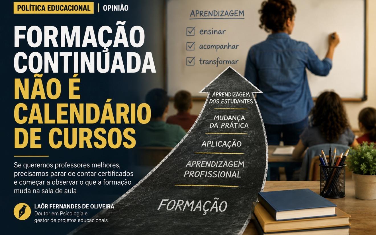Formação continuada não é calendário de cursos