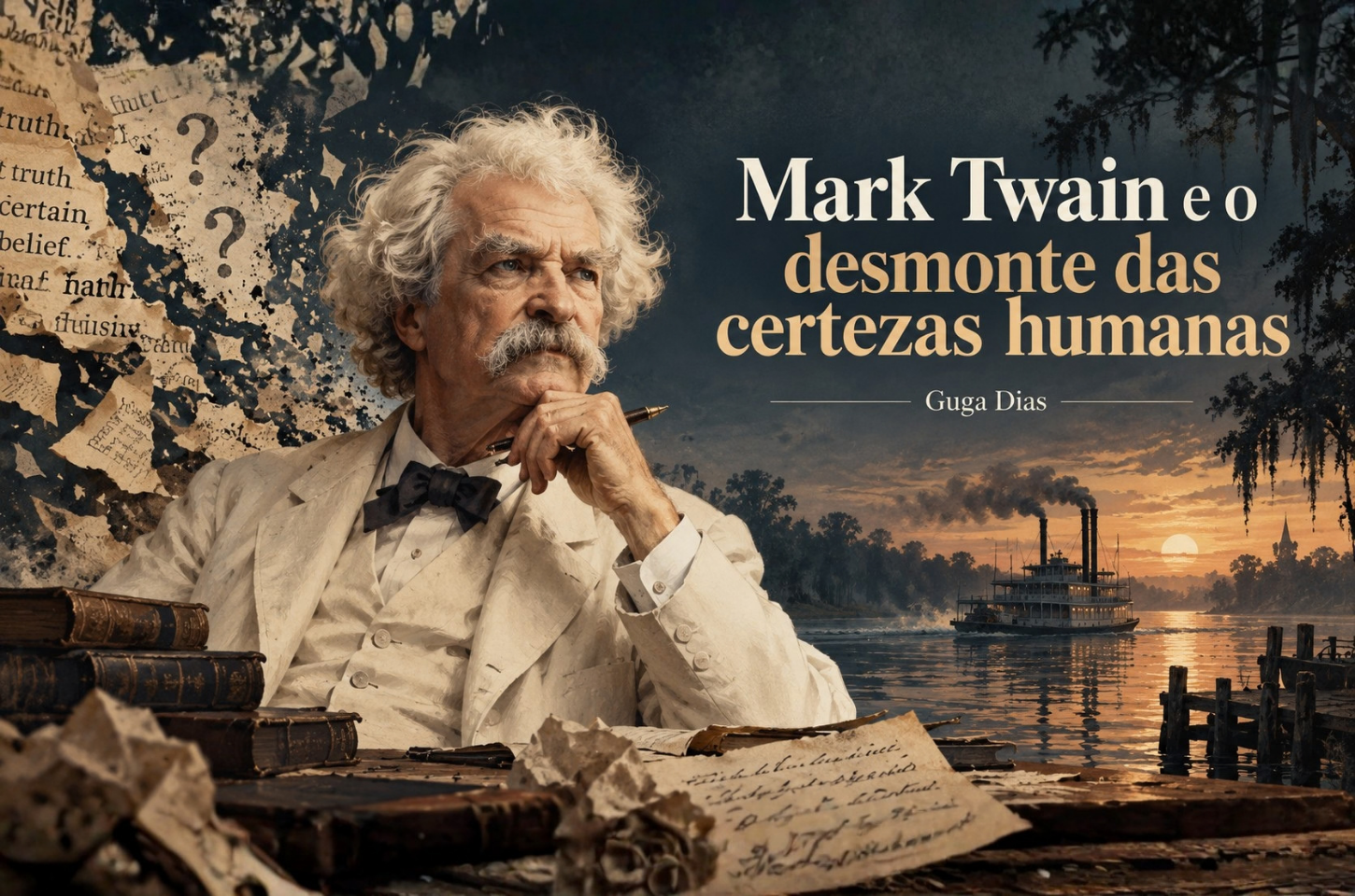 Mark Twain e o desmonte das certezas humanas
