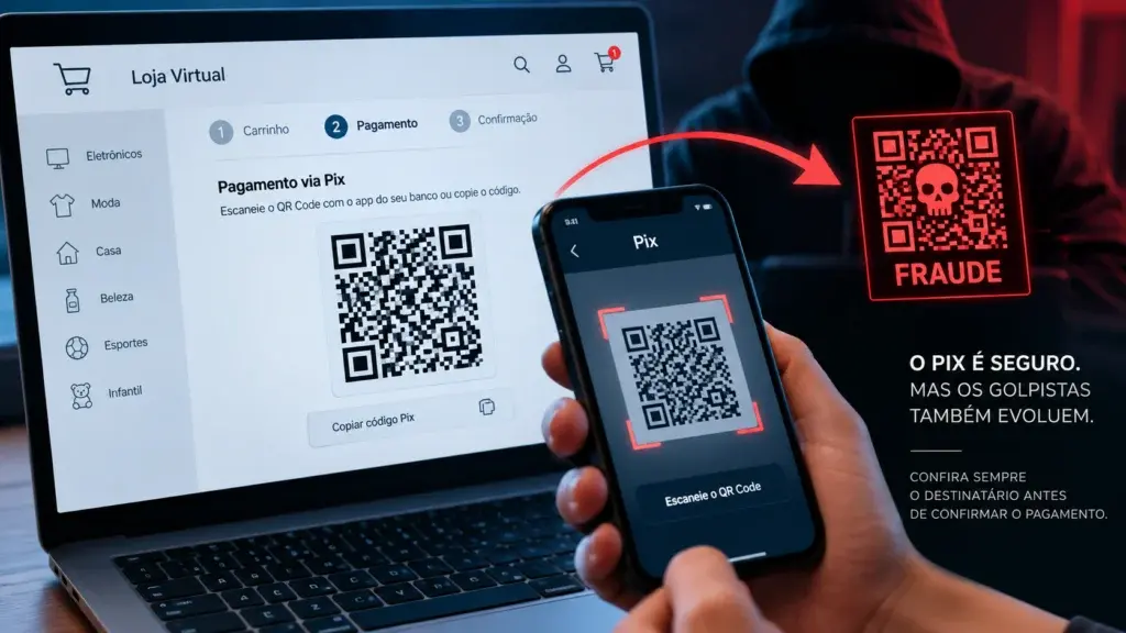 Procon-SP orienta consumidores sobre novo golpe que altera QR Code do Pix em compras online