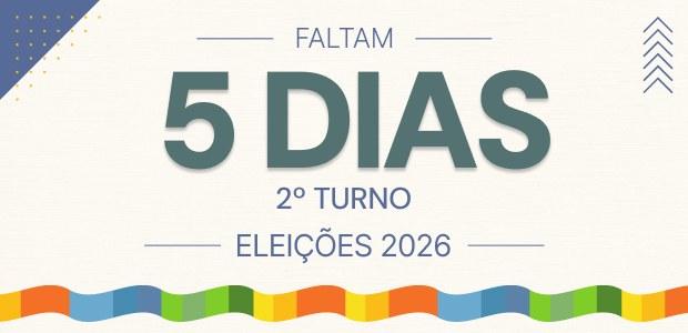 Faltam 5 dias: eleitores não podem ser presos a partir de hoje (20)