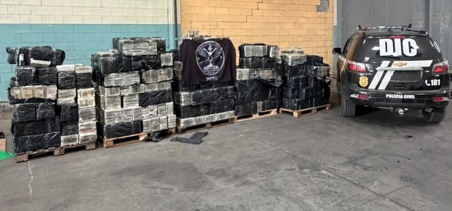 PCSC faz a maior apreensão de cocaína da história de Santa Catarina