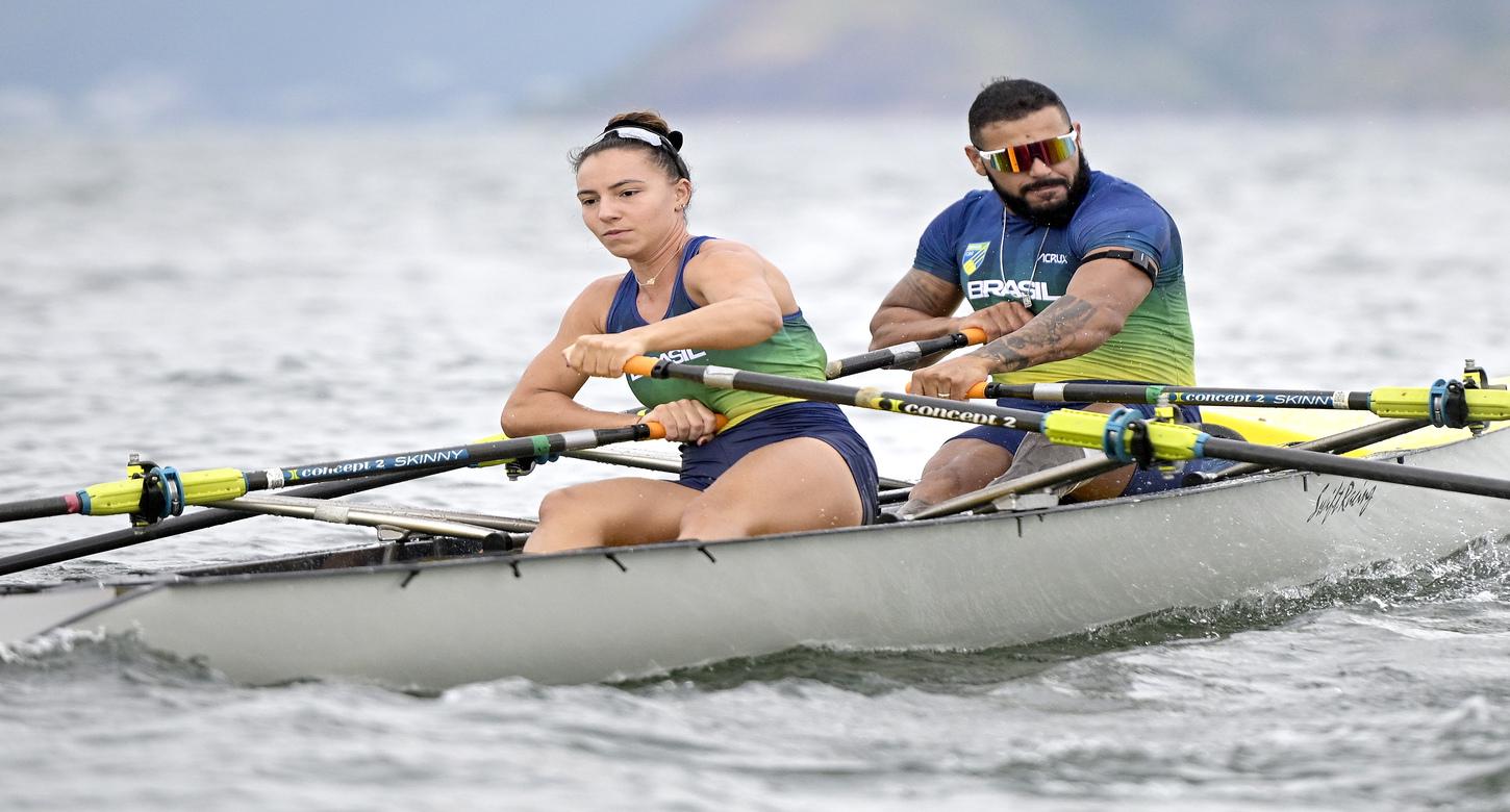 Valdeni Júnior e Joice Emily são prata na China, e Brasil conquista primeira medalha da história em Mundiais de Remo de Praia