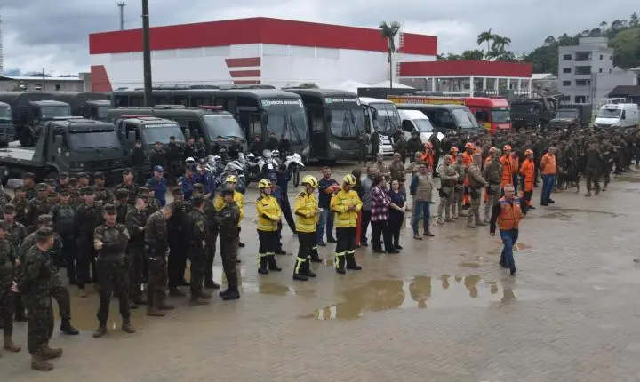 14ª BRIGADA DE INFANTARIA MOTORIZADA PROMOVE 8º EXERCÍCIO DE AJUDA HUMANITÁRIA EM SANTA CATARINA