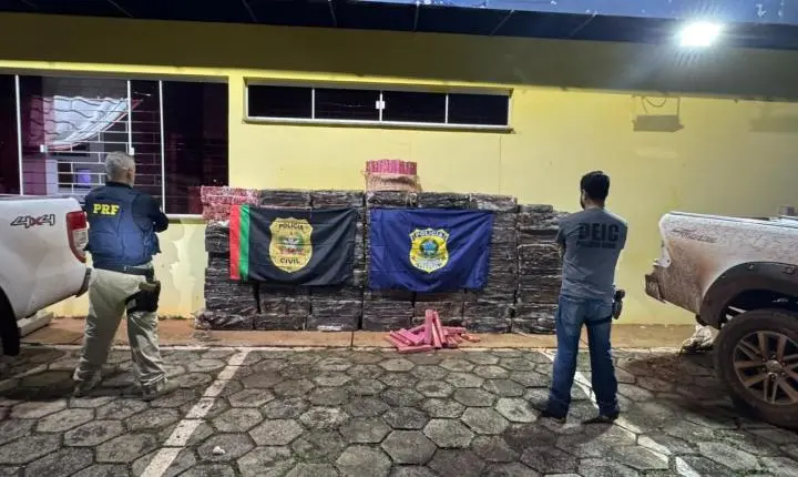 Ação conjunta entre Polícia Civil e PRF apreende 1,5 tonelada de maconha no Meio Oeste Catarinense