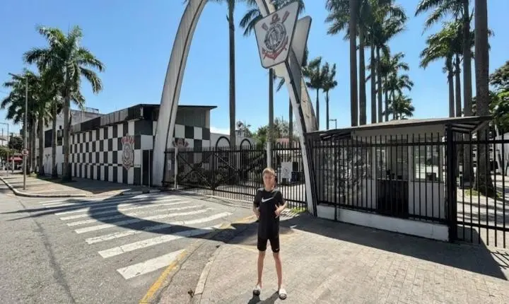 Aos 10 anos, manezinho Matheus Janning faz avaliação no Corinthians e se prepara para Taça Brasil de Futsal