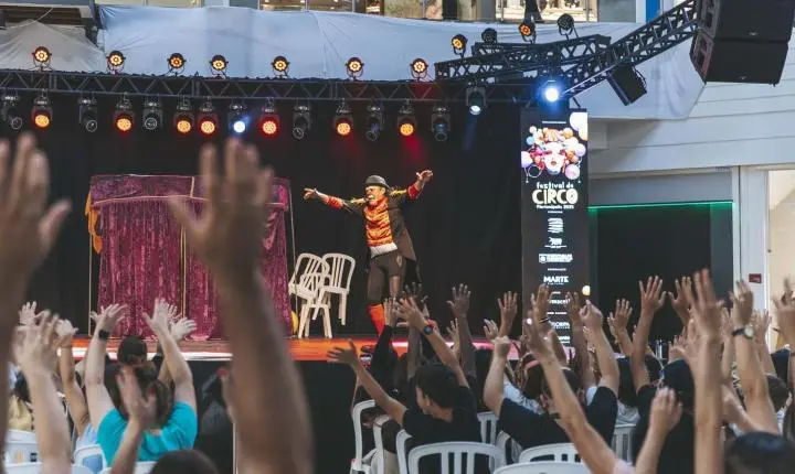 De palhaços a acrobatas: Festival de Circo transforma Floripa Shopping em palco de atrações gratuitas