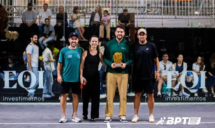 Etapa do Brasil Padel Tour no EQI Racket Club entra para a história com recordes e estreia feminina 