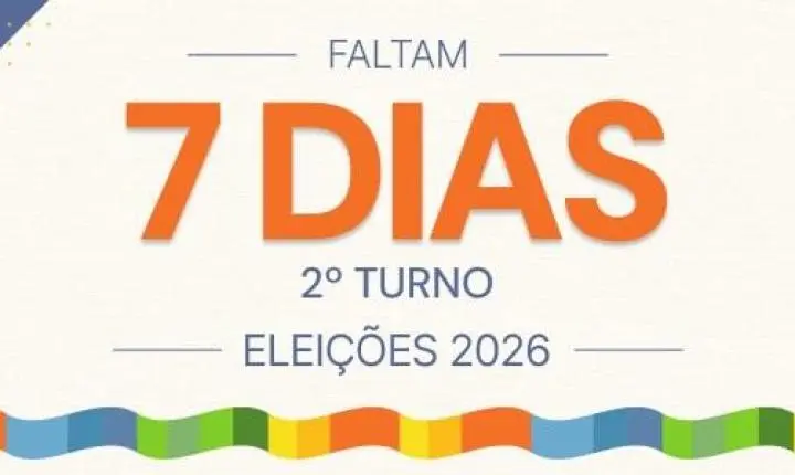 Faltam 7 dias: eleitor pode votar no 2º turno mesmo sem ter comparecido ao 1º