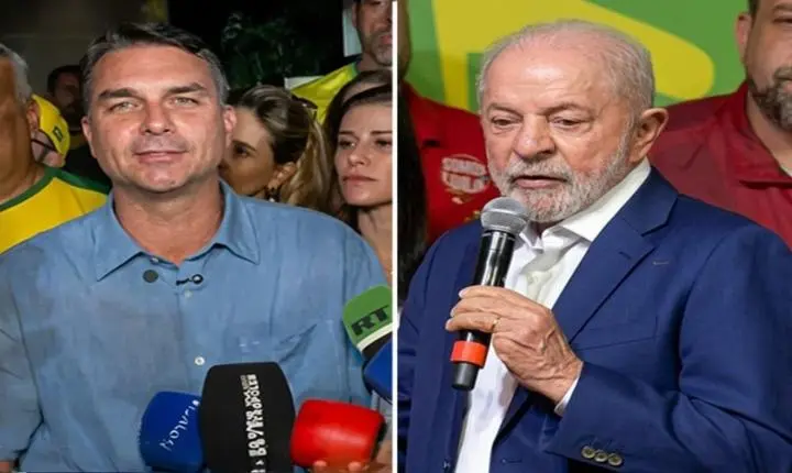 Flávio Bolsonaro e Lula disputam o segundo turno das eleições para presidente
