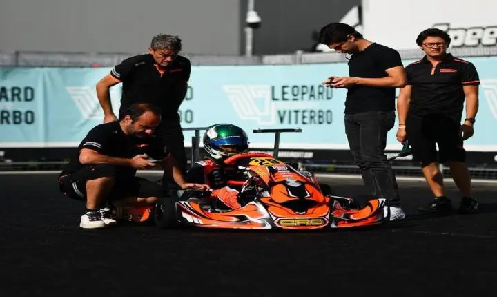 João Bertoldi mostra velocidade e chega à final em sua primeira Copa do Mundo FIA de Kart