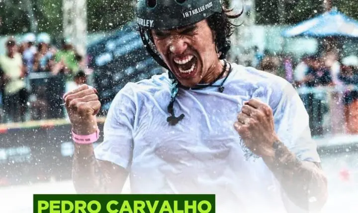 O skatista catarinense, Pedro Carvalho, conquistou o título da temporada geral do Skate Total Urbe (STU) na categoria Park.