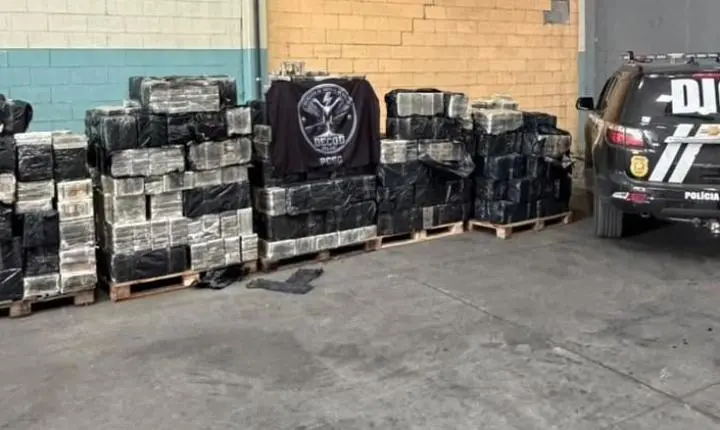 PCSC faz a maior apreensão de cocaína da história de Santa Catarina