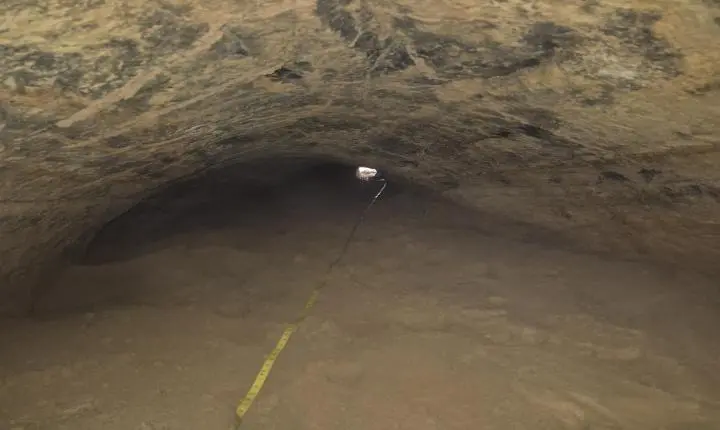 Pesquisadores da Udesc Faed identificam paleotoca em Lauro Muller em Santa Catarina