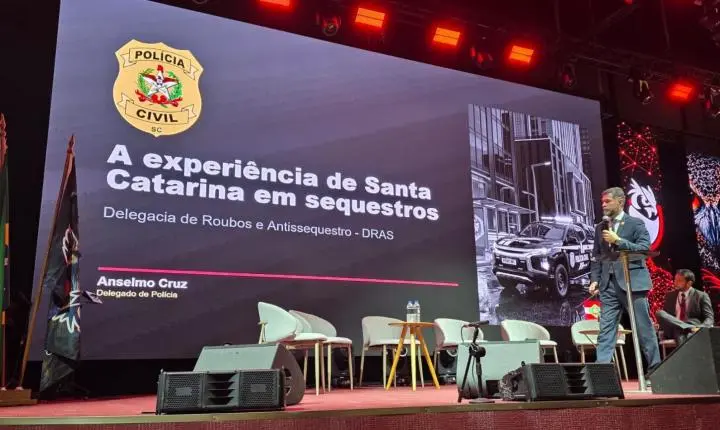 Polícia Civil de Santa Catarina participa do Congresso Nacional de Combate à Extorsão Mediante Sequestro